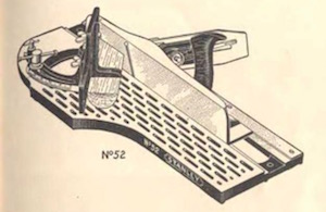 The Stanley no. 51 shooting plane and no. 52 shooting board
