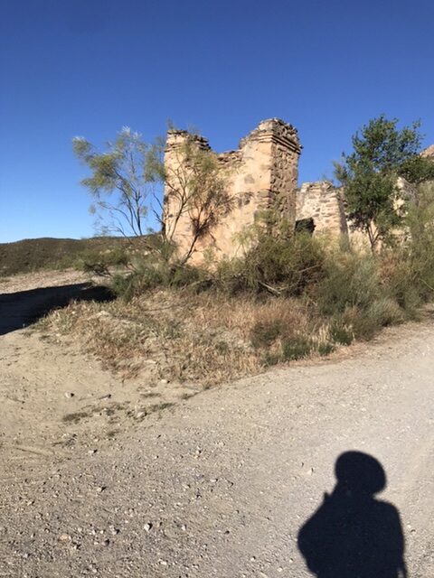 An old Roman ruin on ghe camino Mozarabe near Granada.