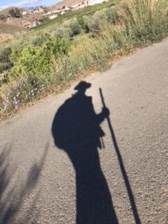 Every pilgrim needs a walking stick.