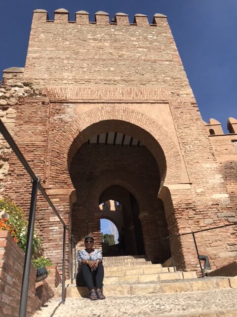 The entrance to the Alcazaba complex in Almeria, Spain.