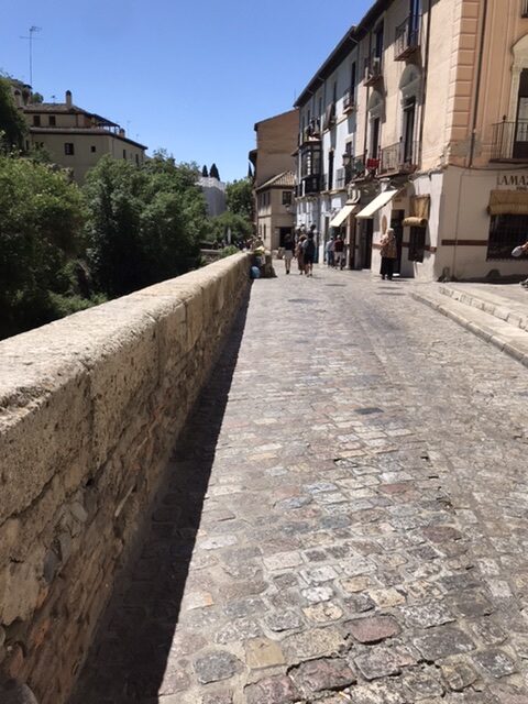 A city street in Granada.