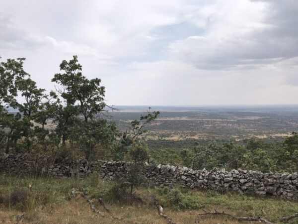 A mountain view on the via de la plata.