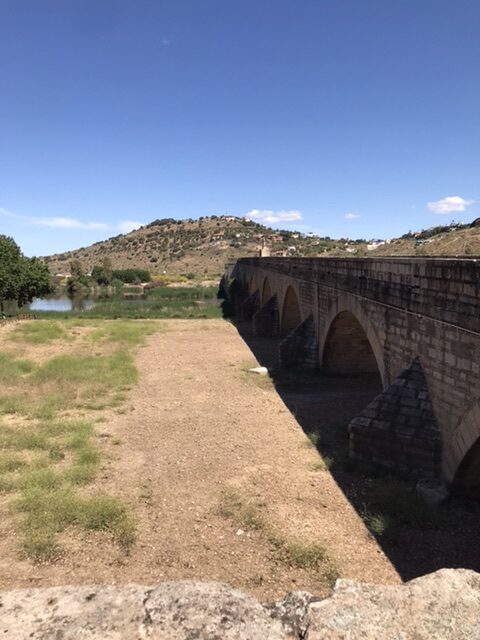 A Roman bridge outside of Merida.