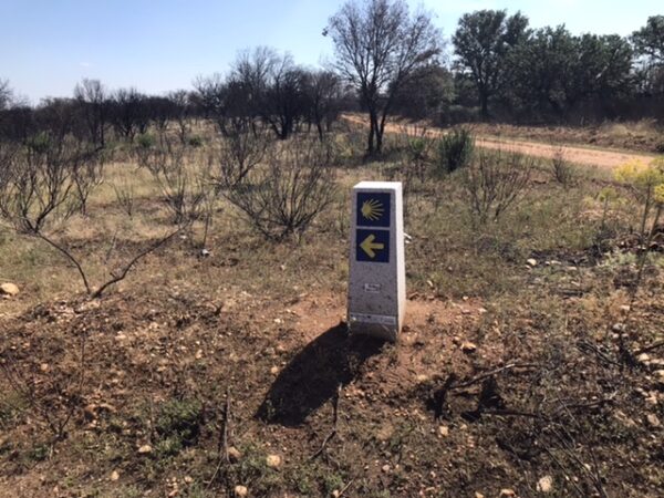 A marker on camino Sanabres.