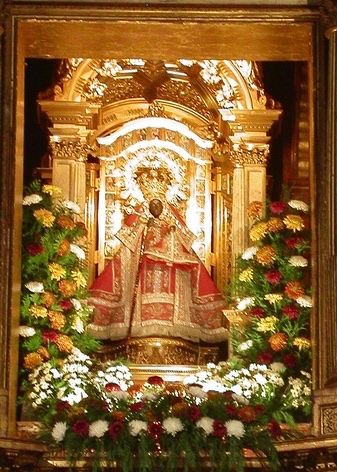 Black Madonna at Cáceres in Extremadura in Spain.